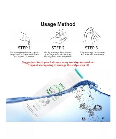 ZUDAIFU Zu Da Fu Anti-Dandruff Shampoo 120ml prevents scalp itching effective for seborrheic dermatitis - Buy Online on GoSupps.com