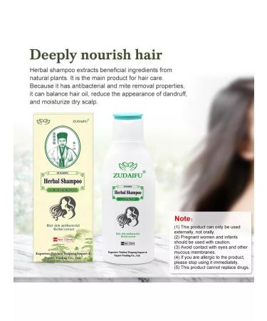 ZUDAIFU Zu Da Fu Anti-Dandruff Shampoo 120ml prevents scalp itching effective for seborrheic dermatitis - Buy Online on GoSupps.com