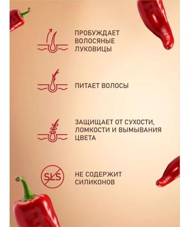 Compliment Set of shampoo and mask with pepper for growth and strengthening hair - Buy Online on GoSupps.com