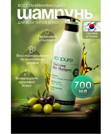 ecopure Hair shampoo Restoring Korea 700 ml