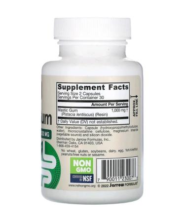 Jarrow Formulas vegan mastic resin 60 capsules - Buy Online on GoSupps.com