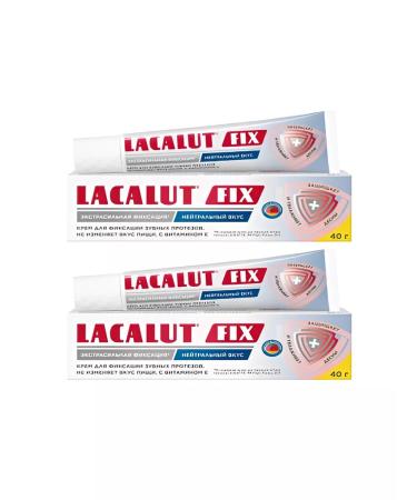 LACALUT Cream for fixing dentures 40g -2up