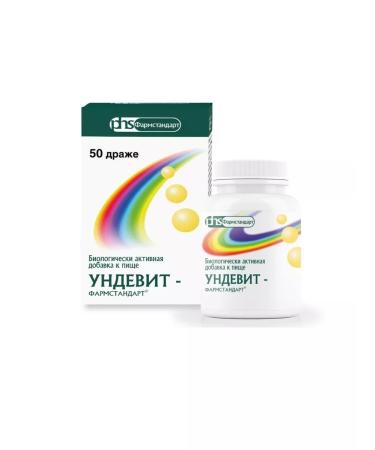 PHARMSTANDARD Undevit vitamins dragees 1000mg No. 50 - 2 pack - Buy Online on GoSupps.com