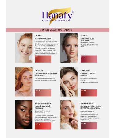 Hanafy Pigment for permanent tattooing lips Hanafi 5 Strawberry 5 ml - Buy Online on GoSupps.com