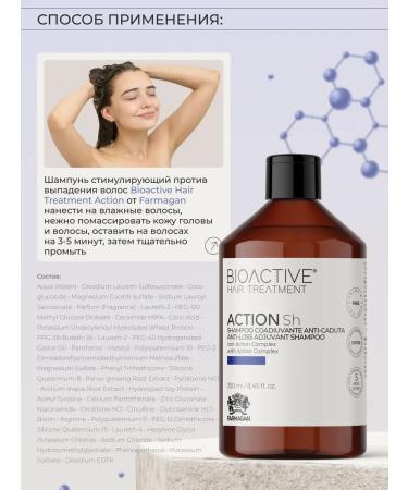 Farmagan Bioactive Treatment hair loss against hair loss 250 ml - Buy Online on GoSupps.com