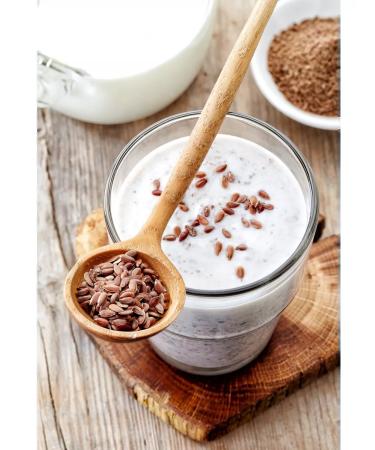 NutsVIP PREMIUM Flax seeds 1 kg for weight loss - Buy Online on GoSupps.com