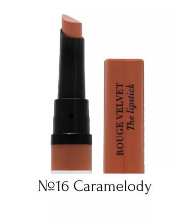 Bourjois Lipstick Rouge Velvet Lipstick No. 16 Caramelody