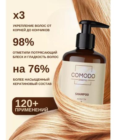 Comodo Cleaning shampoo Vanilla & amber 500 ml - Buy Online on GoSupps.com
