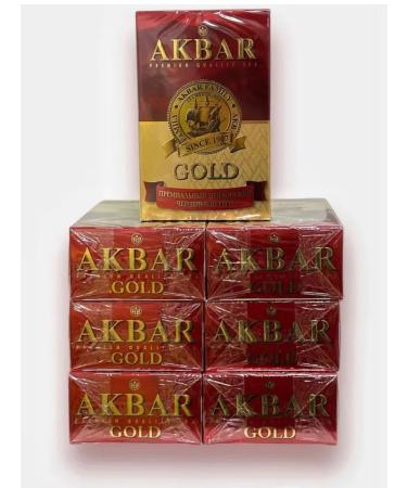 Tea black Akbar Gold Ceylon 7 pcs 250 g