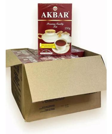 Tea Black Akbar Ceylon large -leaf 8 pcs 250 g - Buy Online on GoSupps.com