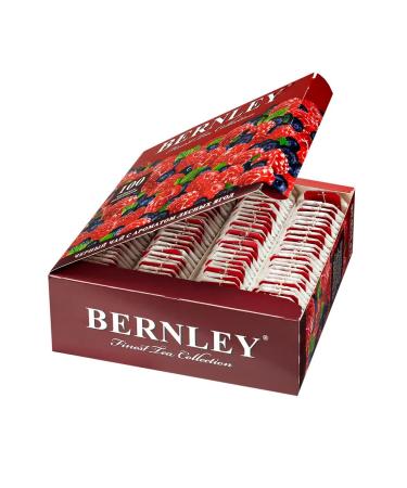 BERNLEY Tea in bags black 100 pcs. Forest berries - Buy Online on GoSupps.com