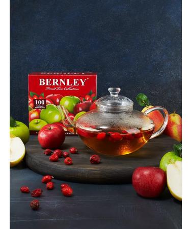 BERNLEY Tea in bags Garden fruits 100 pieces - Buy Online on GoSupps.com