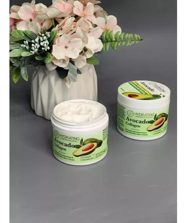 Luxury cosmetics Facial and body cream Avocado Collagen