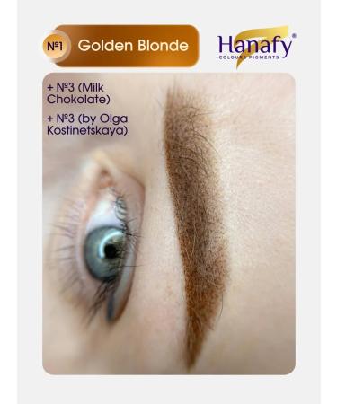 Hanafy Pigment for permanent and tattoo of eyebrows No. 1 Hanafi - Buy Online on GoSupps.com
