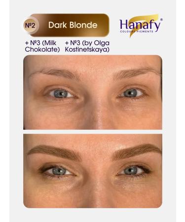 Hanafy Pigment for permanent and tattoo of eyebrows No. 2 Hanafi - Buy Online on GoSupps.com