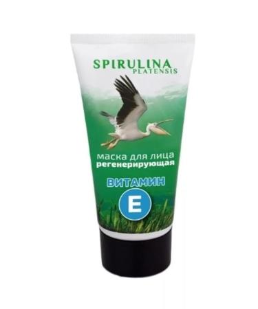 Spirulina - PHYTOSILA Face mask regenerating with vitamin E 150 ml 1pc