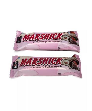 SOJ Marshick with strawberry filling in milk chocolate 30g*16pcs - Buy Online on GoSupps.com