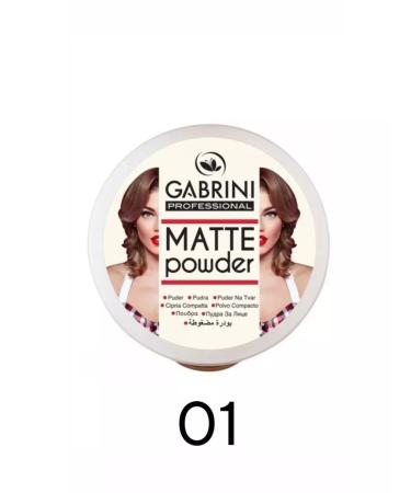 GABRINI Facial powder matting 01 tone