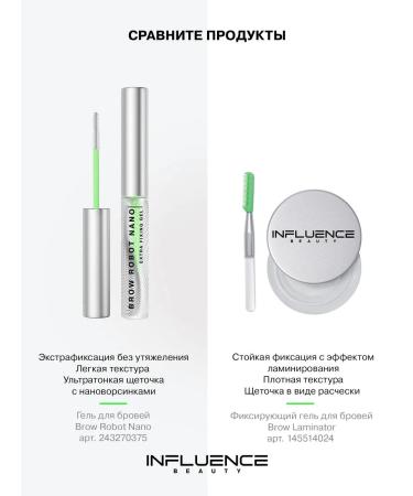 Influence Beauty Eyebrow gel fixing transparent persistent - Buy Online on GoSupps.com