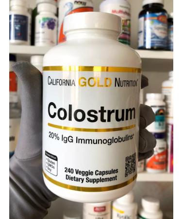 California Gold Nutrition Colostrum colostrum colostrum 240 capsules