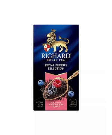 Richard Royal Berries Selection 25 bags black tea - Buy Online on GoSupps.com