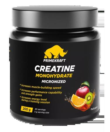 Prime Kraft Creatine monohydrate fruit punch 200g - Buy Online on GoSupps.com
