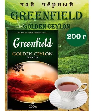 Black tea 200 g Greenfield Golden Ceylon - Buy Online on GoSupps.com