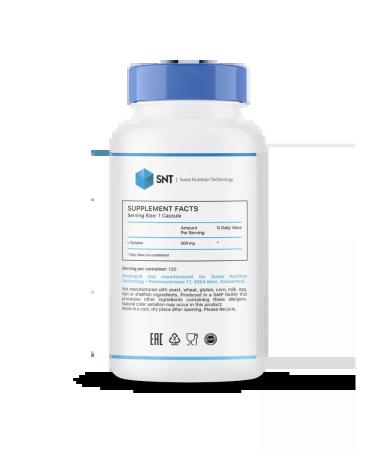 SNT L-tyrosine l-tyrosine for the brain 120 cap - Buy Online on GoSupps.com