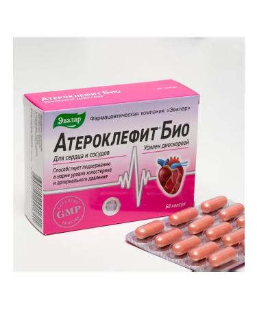 Evalar Atheroclefit bio 60 capsules - Buy Online on GoSupps.com