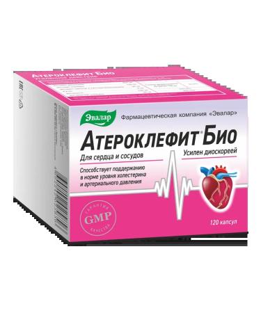 Evalar Atheroclefit bio 120 capsules - Buy Online on GoSupps.com