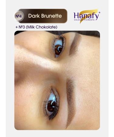 Hanafy Pigment for permanent and eyebrow tattoo No. 4 Hanafi - Buy Online on GoSupps.com