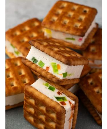 SWEETS OF THE VOLGA REGION Cookies with souffline filling and marmalade set of 600g - Buy Online on GoSupps.com