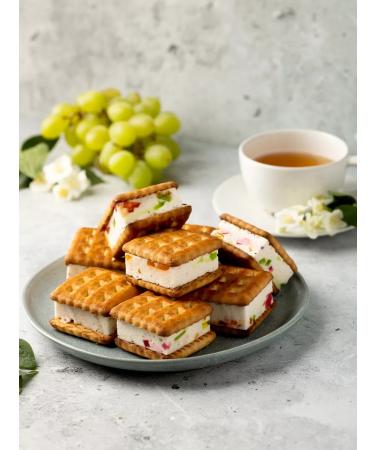 SWEETS OF THE VOLGA REGION Cookies with souffline filling and marmalade set of 600g - Buy Online on GoSupps.com