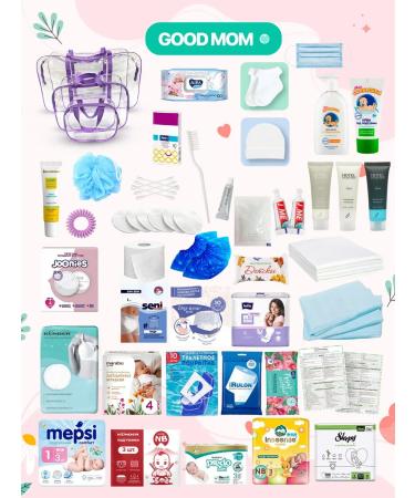 Good Mom Ready bag in the maternity hospital for the baby and mom with LXL clothes - Buy Online on GoSupps.com