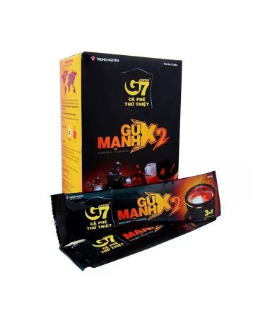 TRUNG NGUYEN Vietnamese soluble coffee G7 Strong Gu Manh X2 24 PAK - Buy Online on GoSupps.com