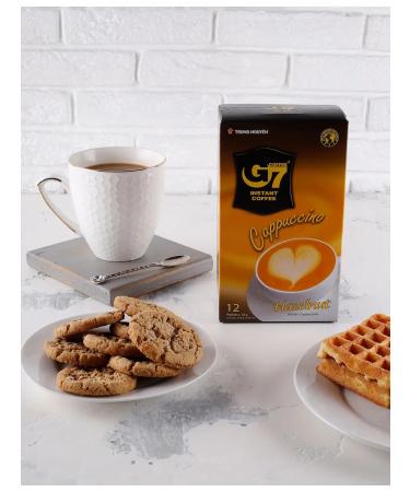 TRUNG NGUYEN G7 CAPPUCCINO Hazelnut Captocino hazelnut 3 in 1 2 l - Buy Online on GoSupps.com