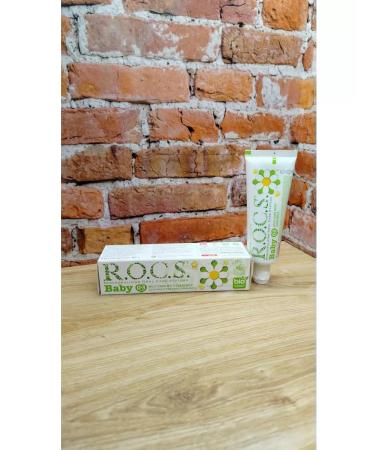 ROCS Baby toothpaste 0-3 years old delicate care - Buy Online on GoSupps.com