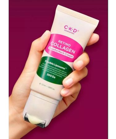 CKD Anti -aging cream for the neck and neckline with a massage rolller - Buy Online on GoSupps.com