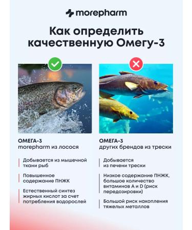 morepharm 3 packaging omega 3 700 mg No. 60 Omega 3 Fish. - Buy Online on GoSupps.com