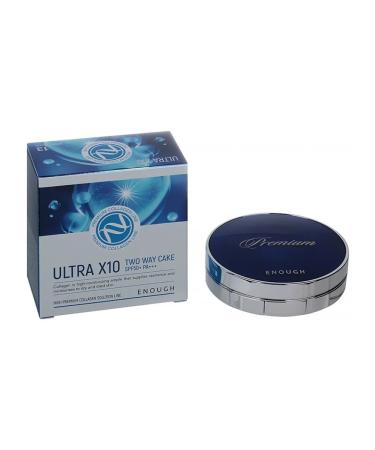 ENOUGH Compact powder for the face with sea collagen tone 21 - Buy Online on GoSupps.com