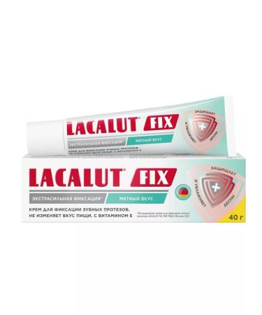 LACALUT Cream for fixing dentures mint taste 40 g - Buy Online on GoSupps.com