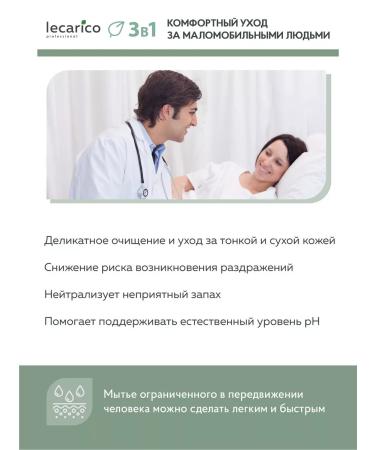 LECARICO Foam cleansing for the skin care of bedridden patients 250 ml - Buy Online on GoSupps.com