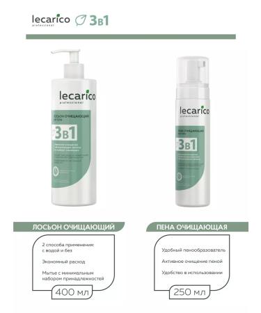 LECARICO Foam cleansing for the skin care of bedridden patients 250 ml - Buy Online on GoSupps.com