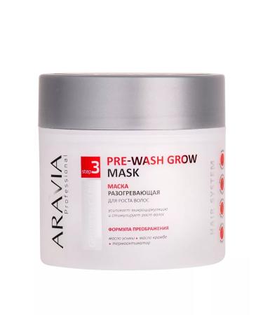 ARAVIA Mask Warming for hair growth Pre-Wash Grow 300 ml