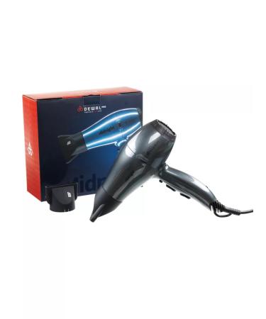Dewal Professional hairdryer with ionization Midnight 03-107 Grey - Buy Online on GoSupps.com
