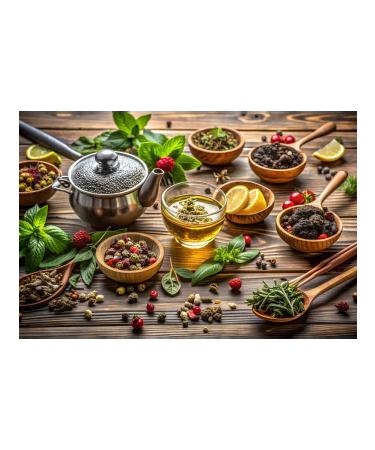 A touch of tea Alpine meadow tea 100 g based on herbs berries and flowers - Buy Online on GoSupps.com