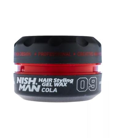 NISHMAN Hair wax Aqua Hair Styling Wax 09 Cola 100 ml
