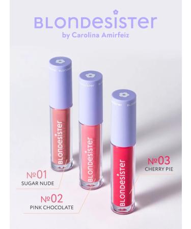 BLONDESISTER Lipstick Tint for Lip 2 in 1 Sweet Gloss 02 Pink Chocolate - Buy Online on GoSupps.com