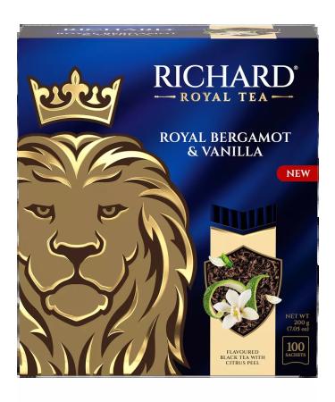 Richard Black tea in sashes 100 pieces with bergamot aroma - Buy Online on GoSupps.com