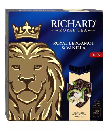 Richard Black tea in sashes 100 pieces with bergamot aroma - Buy Online on GoSupps.com